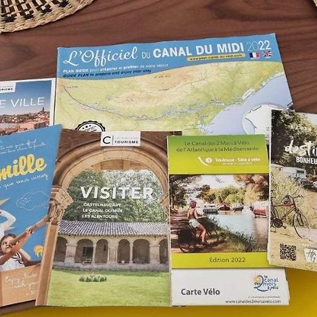 Evasion Depaysante Canal Du Midi* Jardin &Terrasse Кастелнодари Екстериор снимка