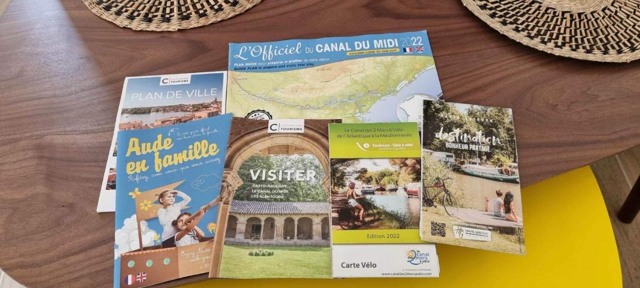 Evasion Depaysante Canal Du Midi* Jardin &Terrasse Кастелнодари Екстериор снимка
